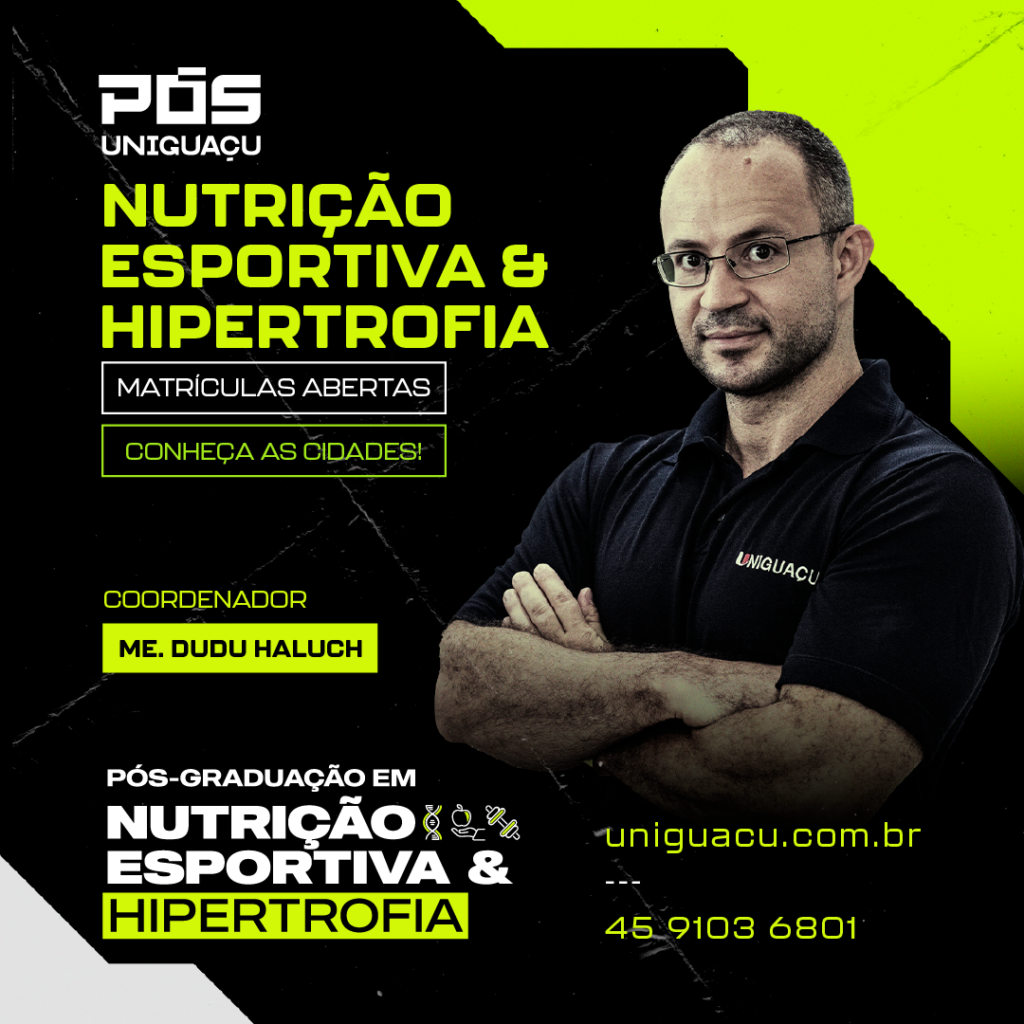 pós graduação nutrição esportiva dudu haluch