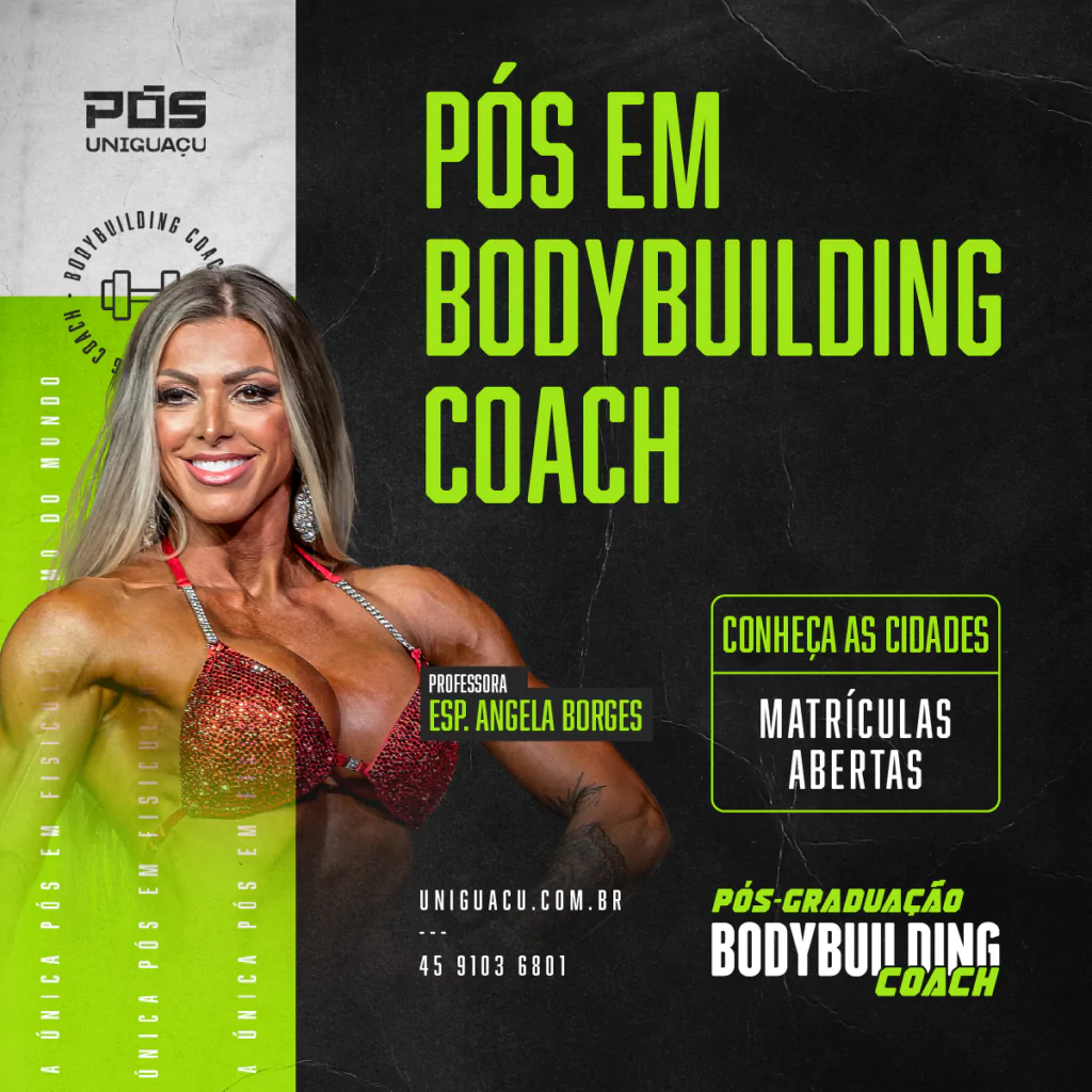 pós graduação em bodybuilding coach - angela borges atleta