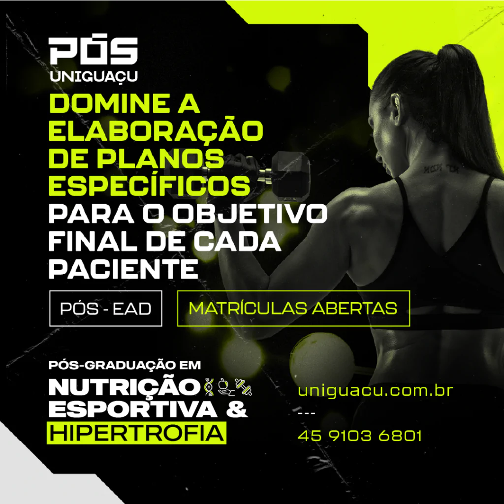 pós nutrição esportiva