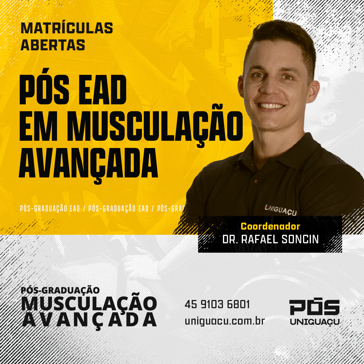 PÓS MUSCULAÇÃO AVANÇADA RAFAEL SONCIN